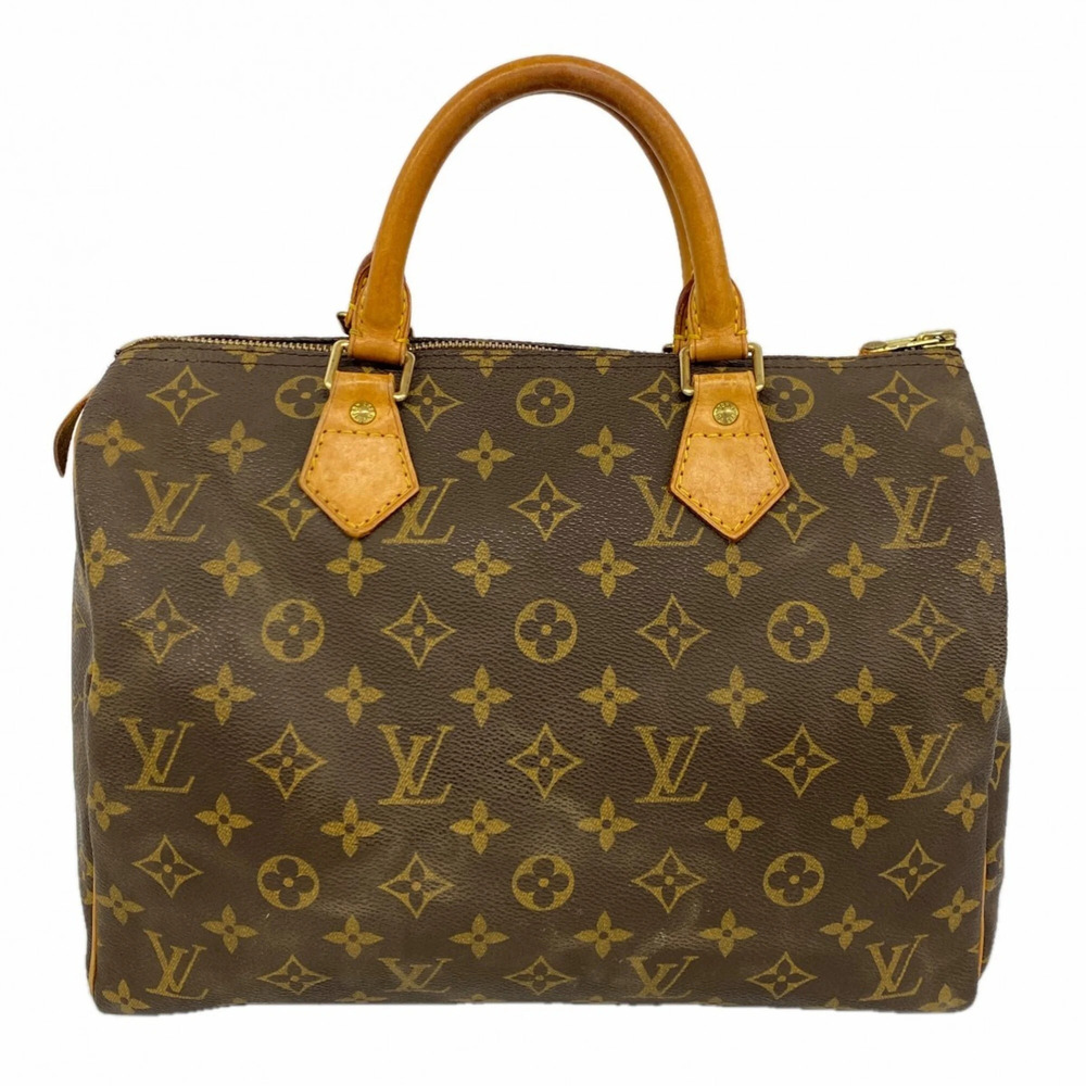 LOUIS VUITTON Brown Monogram Speedy 30 Bag